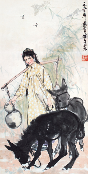 lot0644 黃胄 牧驢圖 嘉德四季第41期拍賣(mài)會(huì).jpg