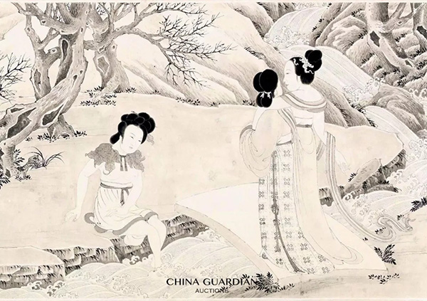 中國嘉德2018秋拍精品導(dǎo)覽 | 仙花示幻 蒲團水月——于非闇《醉真圖》小析