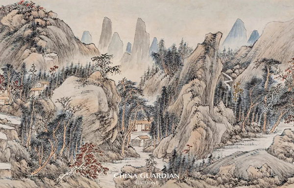 中國(guó)嘉德2018秋拍精品導(dǎo)覽 | 詞臣筆墨，名士情懷——錢(qián)維城畫(huà)《富春秋色卷》賞析