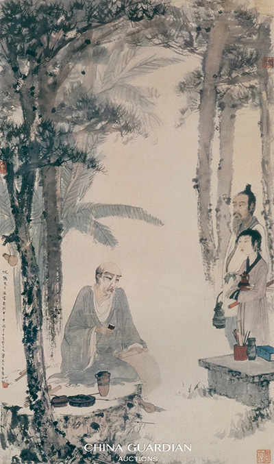 中國嘉德2018秋拍精品導覽 | 人人送酒不須沽 ——傅抱石和他的《醉僧圖》