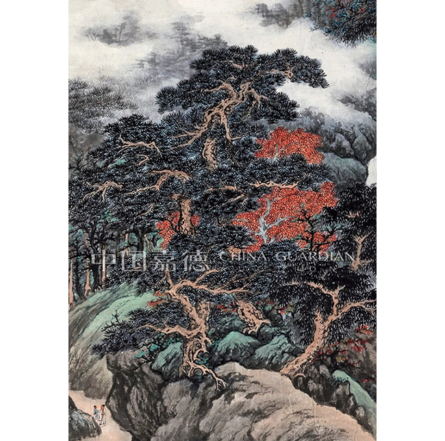 中國(guó)嘉德2019春拍精品導(dǎo)覽 | “南畫(huà)正脈”與吳湖帆《董北苑秋嶺橫云》