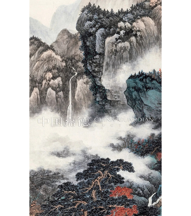 中國(guó)嘉德2019春拍精品導(dǎo)覽 | “南畫(huà)正脈”與吳湖帆《董北苑秋嶺橫云》