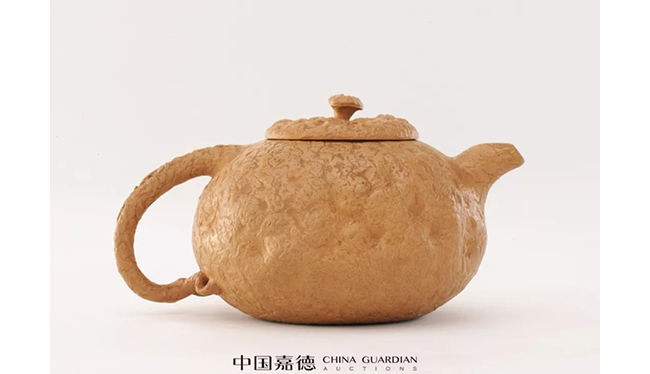 中國嘉德2019春拍精品導(dǎo)覽 | 拍賣市場上首見的顧景舟制綠泥合菱壺