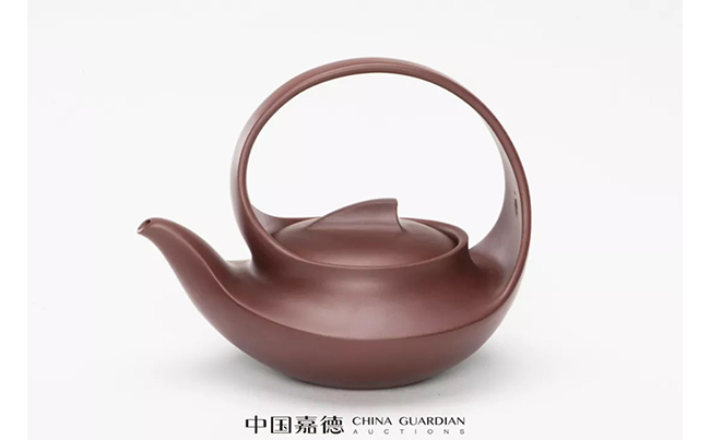 中國嘉德2019春拍精品導(dǎo)覽 | 拍賣市場上首見的顧景舟制綠泥合菱壺