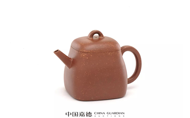 中國嘉德2019春拍精品導(dǎo)覽 | 拍賣市場上首見的顧景舟制綠泥合菱壺