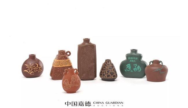 中國嘉德2019春拍精品導(dǎo)覽 | 拍賣市場上首見的顧景舟制綠泥合菱壺