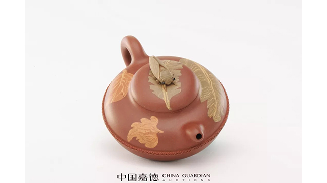 中國嘉德2019春拍精品導(dǎo)覽 | 拍賣市場上首見的顧景舟制綠泥合菱壺