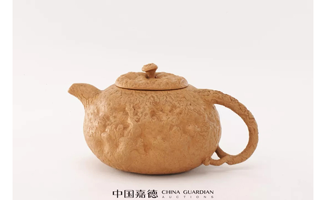 中國嘉德2019春拍精品導(dǎo)覽 | 拍賣市場上首見的顧景舟制綠泥合菱壺