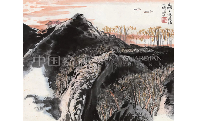 中國(guó)嘉德2019春拍精品導(dǎo)覽 | 氤氳沉郁，氣象萬(wàn)千——陸儼少致劉旦宅《山水冊(cè)》