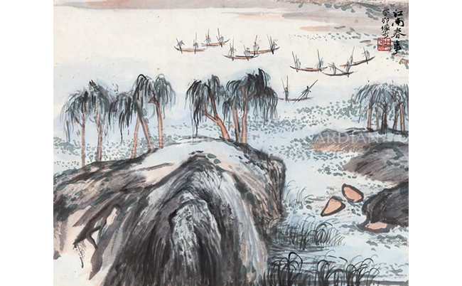 中國(guó)嘉德2019春拍精品導(dǎo)覽 | 氤氳沉郁，氣象萬(wàn)千——陸儼少致劉旦宅《山水冊(cè)》