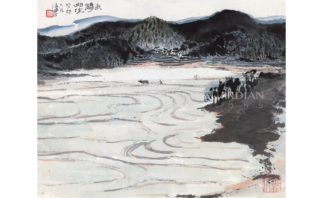 中國(guó)嘉德2019春拍精品導(dǎo)覽 | 氤氳沉郁，氣象萬(wàn)千——陸儼少致劉旦宅《山水冊(cè)》
