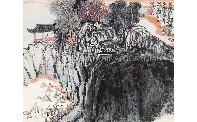 中國(guó)嘉德2019春拍精品導(dǎo)覽 | 氤氳沉郁，氣象萬(wàn)千——陸儼少致劉旦宅《山水冊(cè)》