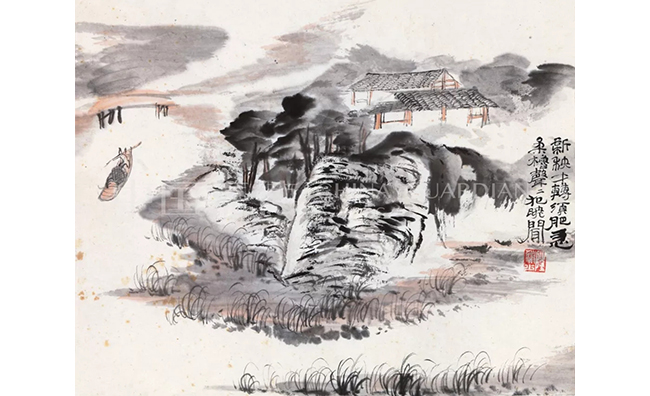 中國(guó)嘉德2019春拍精品導(dǎo)覽 | 氤氳沉郁，氣象萬(wàn)千——陸儼少致劉旦宅《山水冊(cè)》