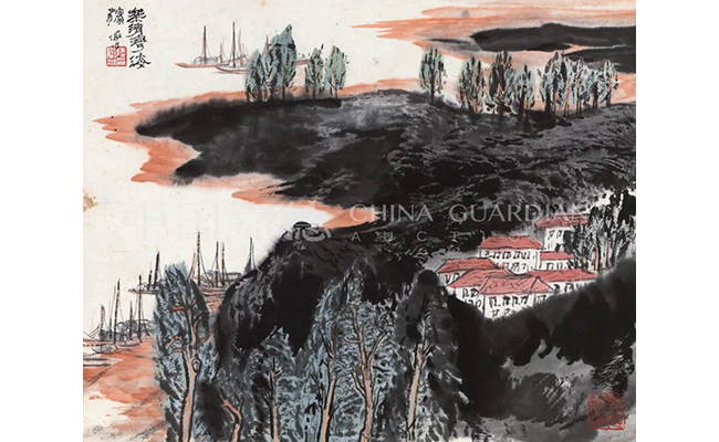 中國(guó)嘉德2019春拍精品導(dǎo)覽 | 氤氳沉郁，氣象萬(wàn)千——陸儼少致劉旦宅《山水冊(cè)》