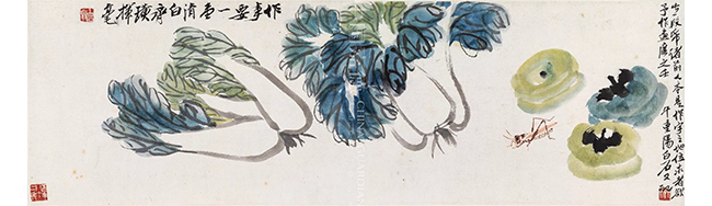 中國(guó)嘉德2019春拍精品導(dǎo)覽 | 五侯鯖 千腋裘——齊白石、張大千、黃賓虹等《壬午集畫(huà)卷》