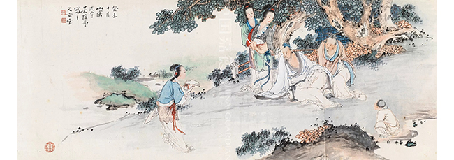中國(guó)嘉德2019春拍精品導(dǎo)覽 | 五侯鯖 千腋裘——齊白石、張大千、黃賓虹等《壬午集畫(huà)卷》