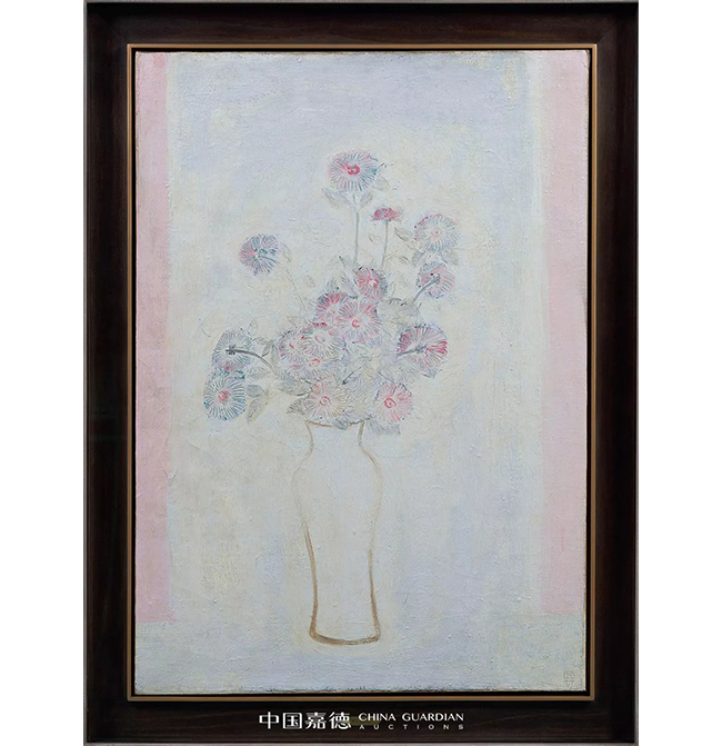 中國嘉德2019秋拍 | 常玉粉色時(shí)期尺幅最大最為繁盛之《白瓶粉紅菊》驚艷亮相