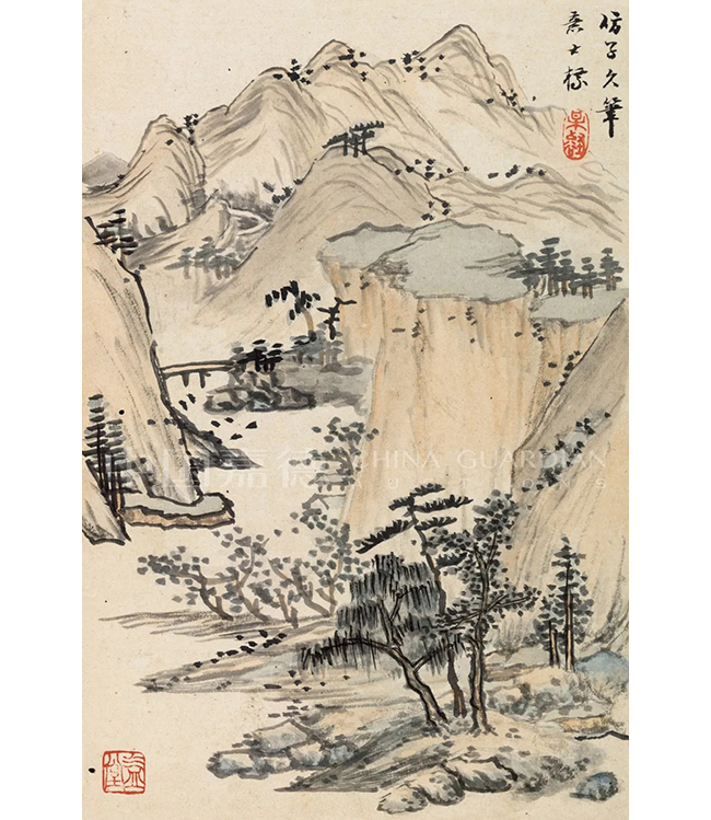 中國(guó)嘉德2019秋拍 |  大觀古書畫夜場(chǎng)之十七世紀(jì)“黃山畫派”專題