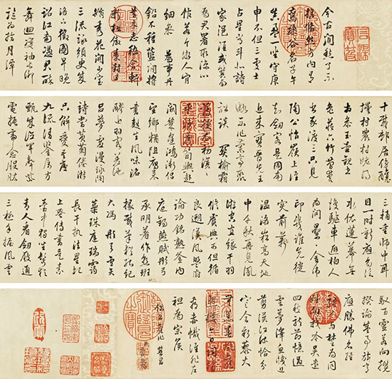各專場異彩紛呈！李可染1.265億元《千巖競秀萬壑爭流圖》閃耀大觀夜