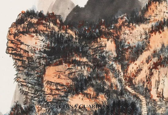 中國(guó)嘉德2018秋拍精品導(dǎo)覽 | 幽翠清靄，爽籟蒼莽：張大千盛年佳構(gòu)《擬石溪秋林清靄》