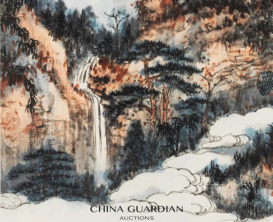 中國(guó)嘉德2018秋拍精品導(dǎo)覽 | 幽翠清靄，爽籟蒼莽：張大千盛年佳構(gòu)《擬石溪秋林清靄》