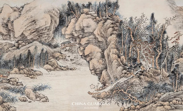 中國(guó)嘉德2018秋拍精品導(dǎo)覽 | 詞臣筆墨，名士情懷——錢維城畫《富春秋色卷》賞析