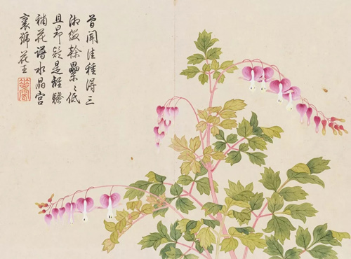 中國(guó)嘉德2018春拍精品導(dǎo)覽 | 燦爛富貴 廟堂氣象：乾隆御題錢維城《花卉冊(cè)》