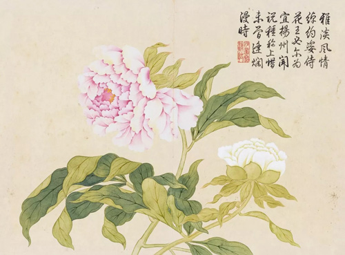 中國(guó)嘉德2018春拍精品導(dǎo)覽 | 燦爛富貴 廟堂氣象：乾隆御題錢維城《花卉冊(cè)》
