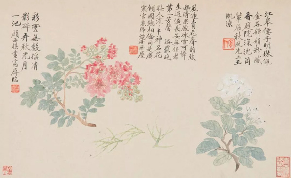 中國(guó)嘉德2018春拍精品導(dǎo)覽 | 潤(rùn)聚金碧氣，清無(wú)沙土痕 ——吳大澂《山水》《花卉》冊(cè)