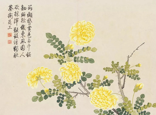中國(guó)嘉德2018春拍精品導(dǎo)覽 | 燦爛富貴 廟堂氣象：乾隆御題錢維城《花卉冊(cè)》