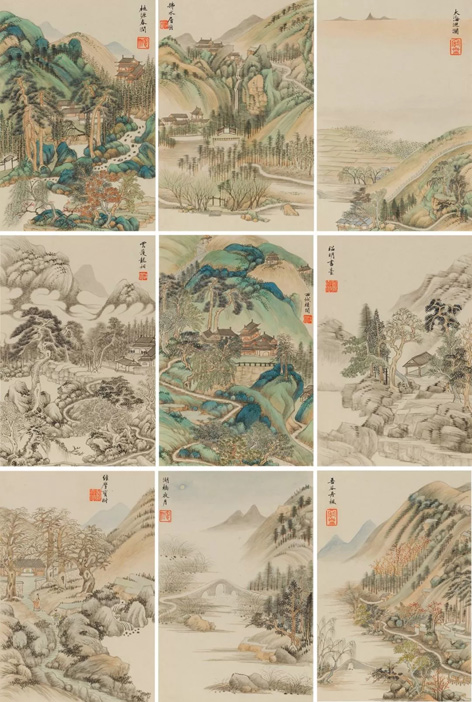 中國(guó)嘉德2018春拍精品導(dǎo)覽 | 潤(rùn)聚金碧氣，清無(wú)沙土痕 ——吳大澂《山水》《花卉》冊(cè)