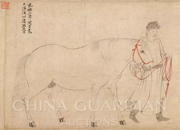 中國(guó)嘉德2019春拍精品導(dǎo)覽 | 天閑法度 院體圭杲——于非闇《五馬圖》、《照夜白》合卷
