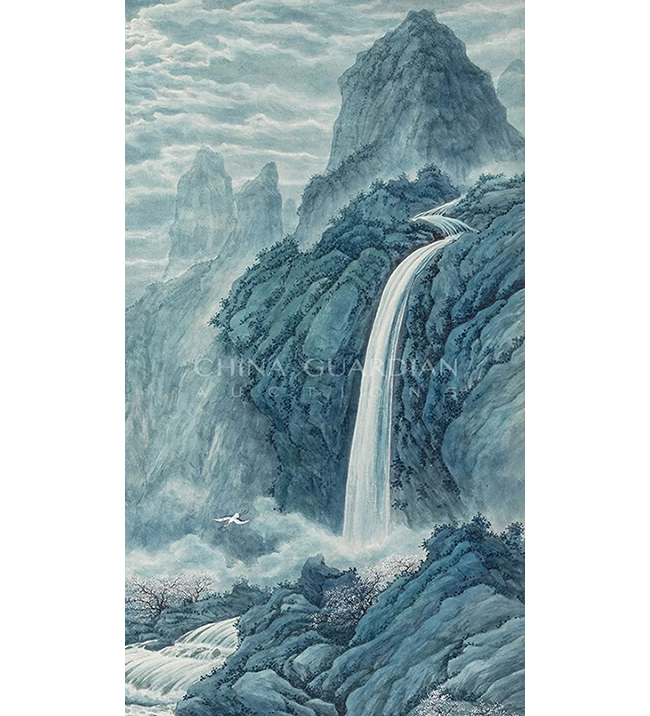 中國(guó)嘉德2019春拍精品導(dǎo)覽 | 冷月寒云 桃源仙境——陶冷月《桃源夜月》
