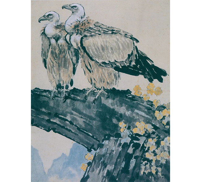 中國(guó)嘉德2019春拍精品導(dǎo)覽 | 睥睨天下 英雄頌歌——徐悲鴻博物館級(jí)巨制《雙鷲》